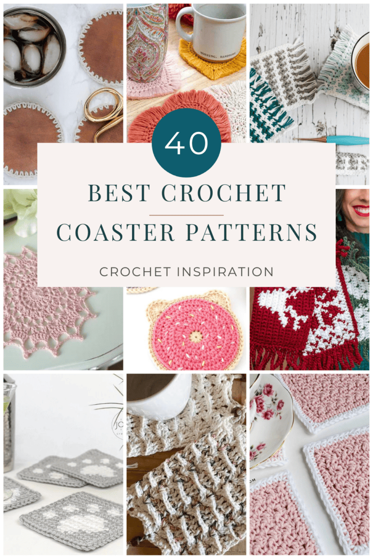 40 Ultimate Ways To Crochet Crafty Coasters For Home Decor