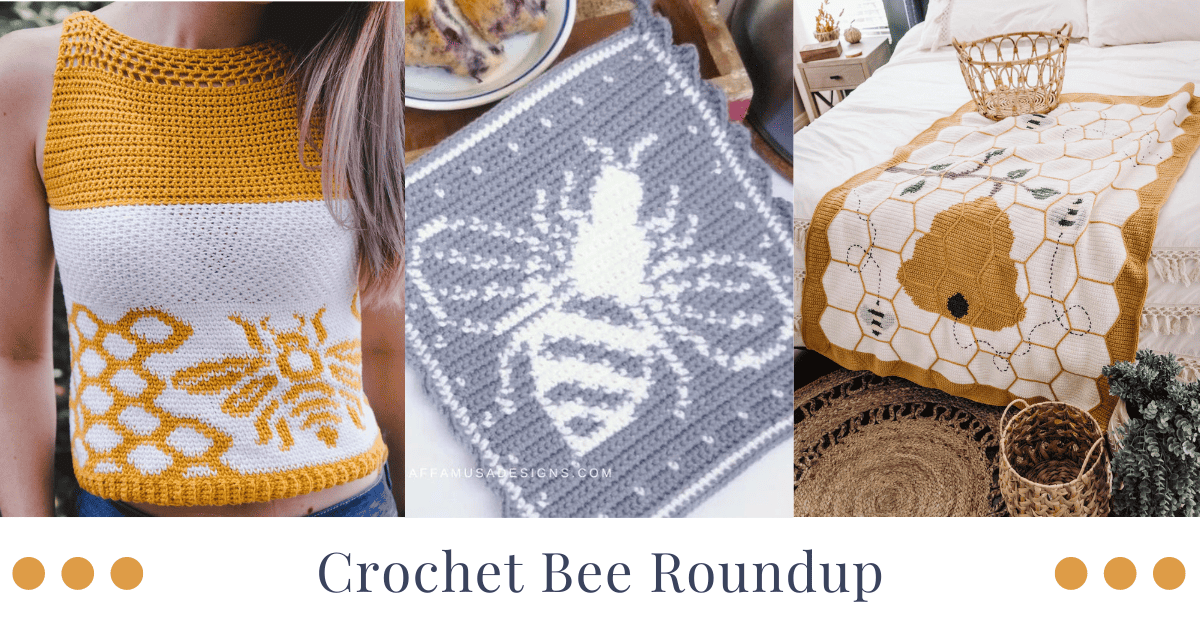 New Beginner Crochet Pattern in the Shop, Bee Present!!