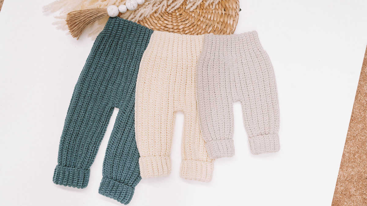 The Cutest Baby Crochet Pants Free Pattern You Will Find - Briana K Designs