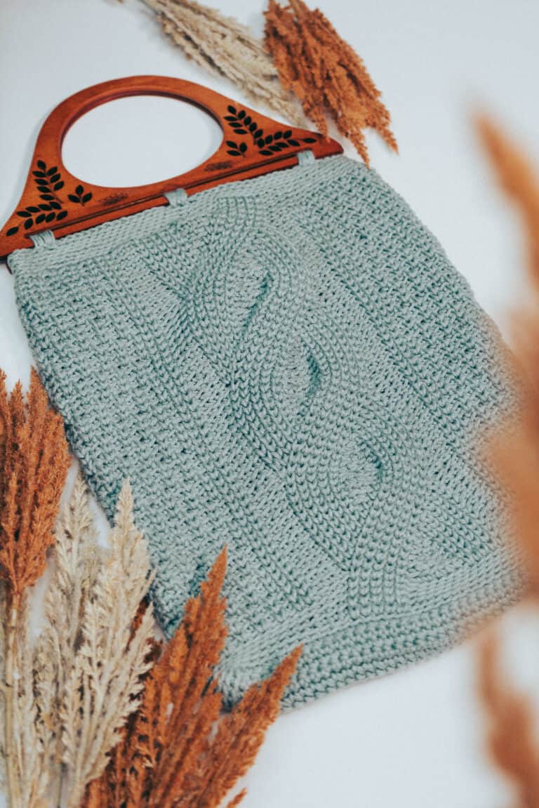Swirls on the Water Crochet Bag