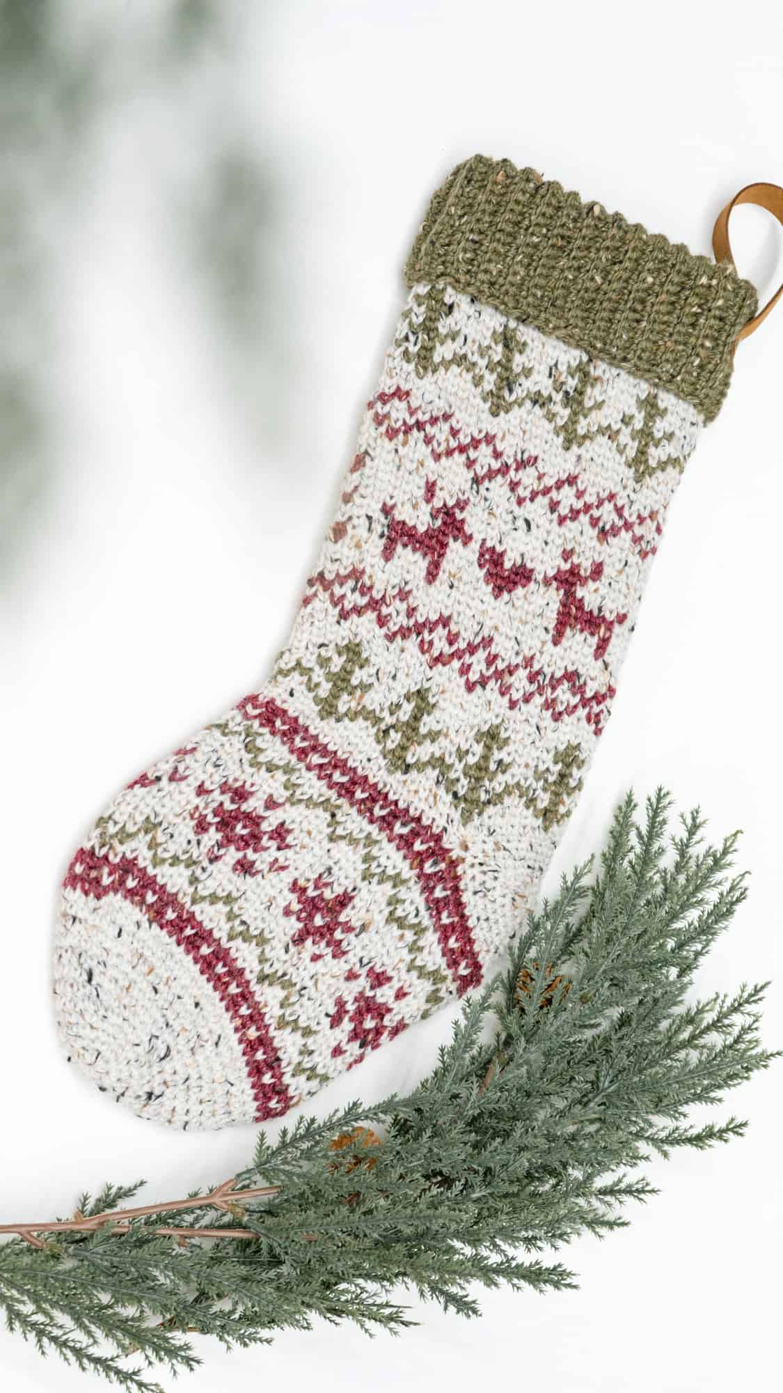 Free Colorwork Holiday Stocking Pattern to Create Your Own Style ...
