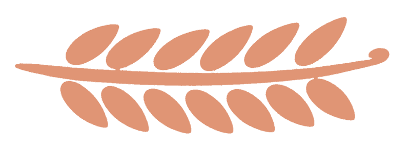 A drawing of a banana on a peach background.
