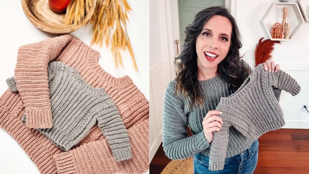 Easy Child Crochet Sweater Pattern Briana K Designs