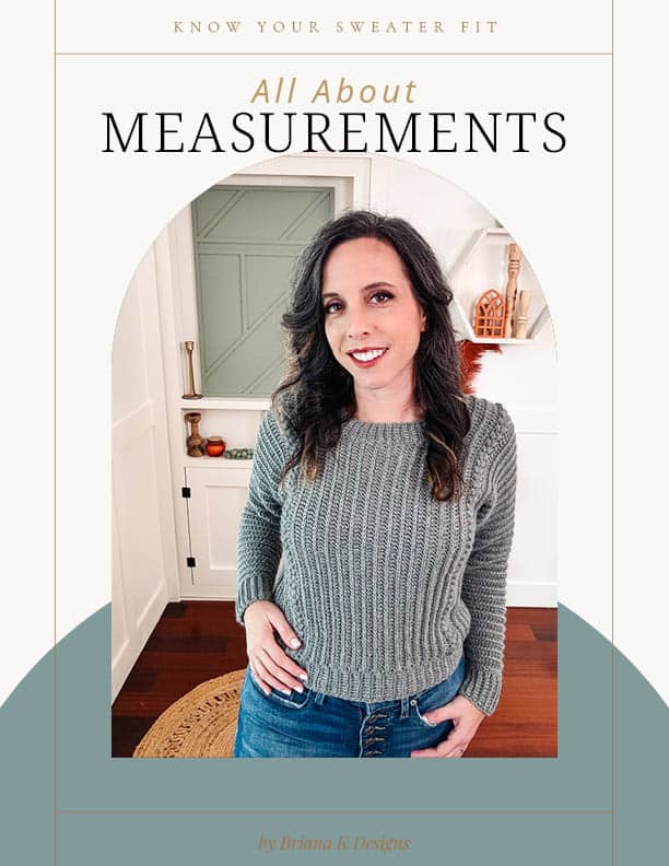 Know your sweater fit all about measurements.