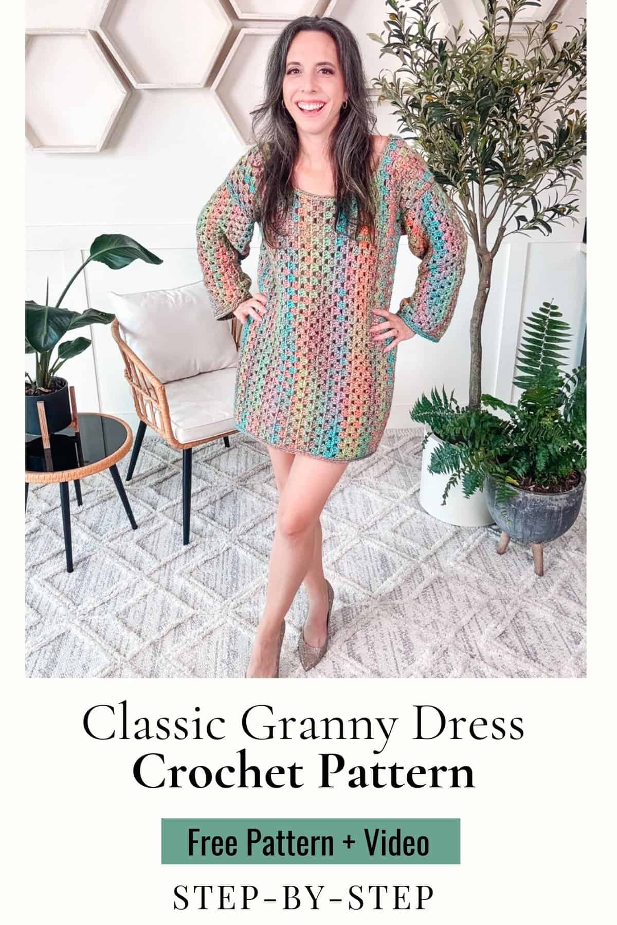 Classic Granny Stitch Dress - Free Pattern