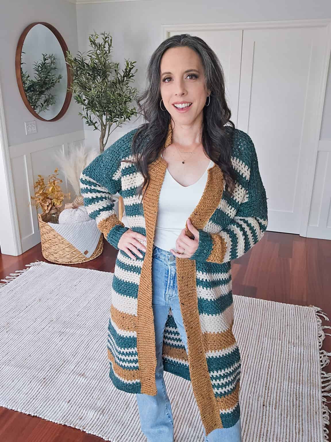 Easy Crochet Duster Pattern - Flat Construction - with Video Tutorial