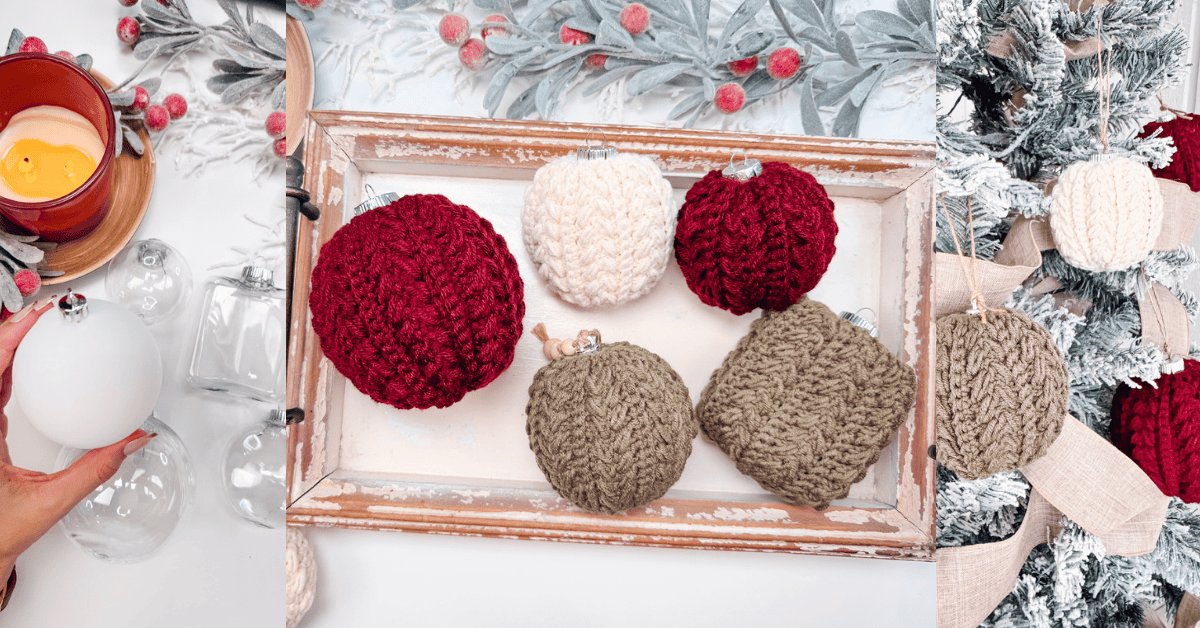 Snowy Wheat Ornament