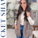 A woman in a sweater and jeans.