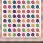 A grid of colorful yarn balls for Yarn Shuffle, a free crochet game.