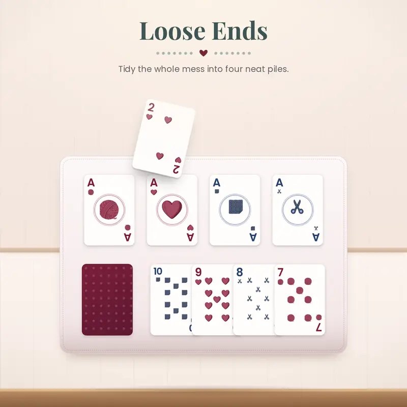 Loose Ends free crochet game from the Briana K Stitch app